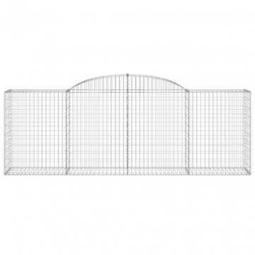 Coșuri gabion arcuite 2 buc, 300x50x100/120 cm fier galvanizat - Img 4