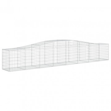 Coșuri gabion arcuite 2 buc, 400x50x60/80 cm, fier galvanizat - Img 3