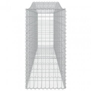 Coșuri gabion arcuite 3 buc, 400x50x100/120 cm fier galvanizat - Img 6