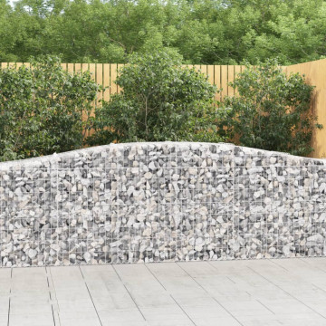 Coșuri gabion arcuite 7 buc, 400x50x80/100 cm, fier galvanizat - Img 1