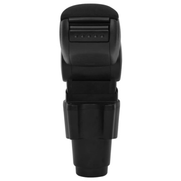 Cotieră auto, negru, 12x33x(34-50) cm ABS - Img 3