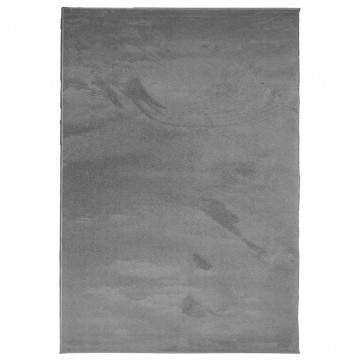 Covor „OVIEDO”, fire scurte, antracit, 140x200 cm - Img 2