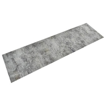 Covor de bucătărie lavabil Beton, 45x150 cm, catifea - Img 1