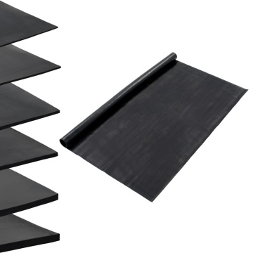 Covor de cauciuc anti-alunecare, 1,2 x 5 m, 1 mm, neted - Img 1