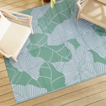 Covor de exterior, verde, 160x230 cm, PP - Img 1