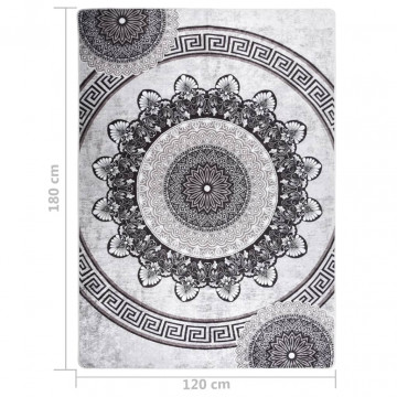 Covor lavabil, multicolor, 120x180 cm, antiderapant - Img 4