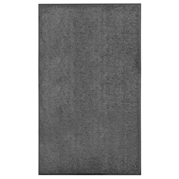Covoraș de ușă lavabil, antracit, 90 x 150 cm - Img 1