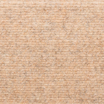 Covorașe de scări cusătură punch, 15 buc., maro, 65x21x4 cm - Img 5