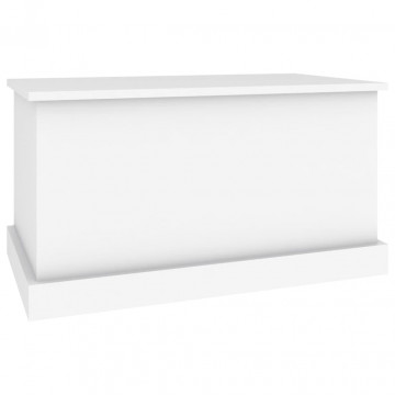 Cutie de depozitare, alb, 70x40x38 cm, lemn prelucrat - Img 7