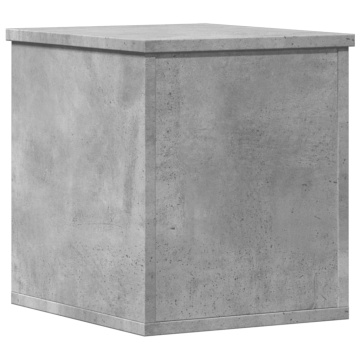 Cutie de depozitare, gri beton, 30x35x35 cm, lemn prelucrat - Img 5