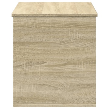 Cutie de depozitare stejar sonoma, 100x42x46 cm, lemn prelucrat - Img 8