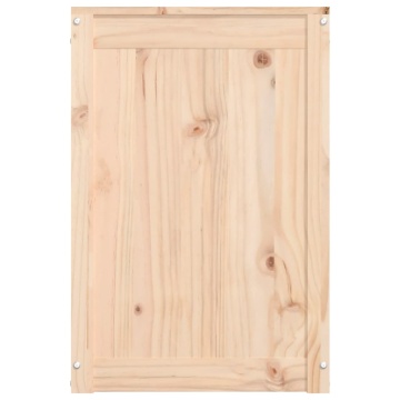 Cutie de rufe, 44x44x66 cm, lemn masiv de pin - Img 6