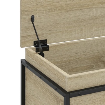 Cutie depozitare stejar sonoma 100x40x51,5 cm lemn prelucrat - Img 7