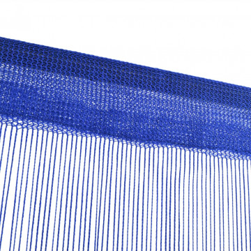 Draperii cu franjuri, 2 buc., 140 x 250 cm, albastru - Img 4