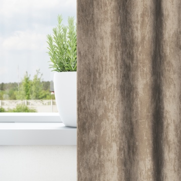 Draperii din catifea 2 buc cu gromete Champagne 245x140 cm - Img 3