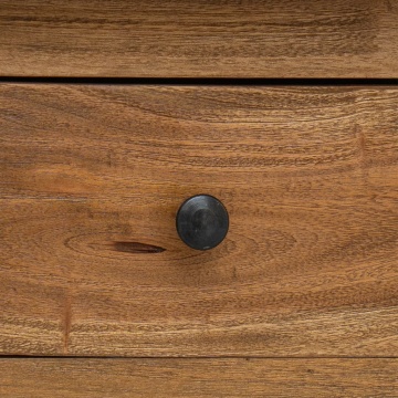 Dulap, 100x30x50 cm, lemn masiv de mahon - Img 6