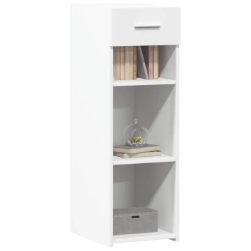 Dulap, alb, 30x42,5x93 cm, lemn prelucrat - Img 3
