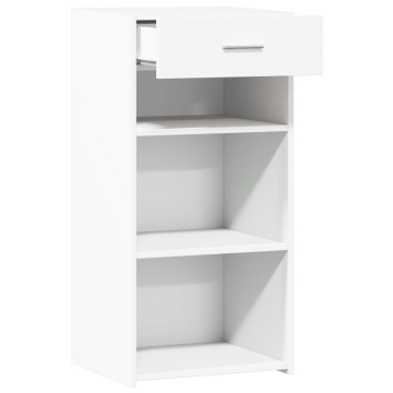 Dulap, alb, 45x42,5x93 cm, lemn prelucrat - Img 6