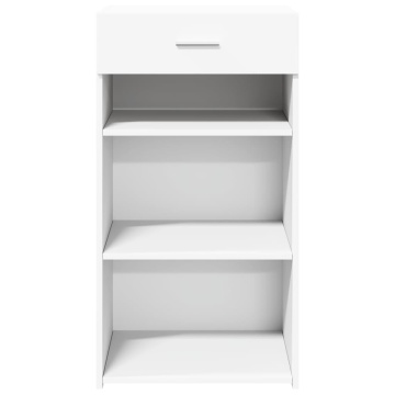 Dulap, alb, 50x42,5x93 cm, lemn prelucrat - Img 4