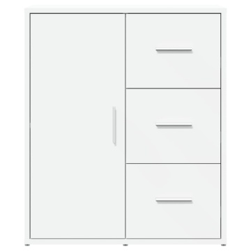 Dulap, alb, 60x31x70 cm, lemn prelucrat - Img 8