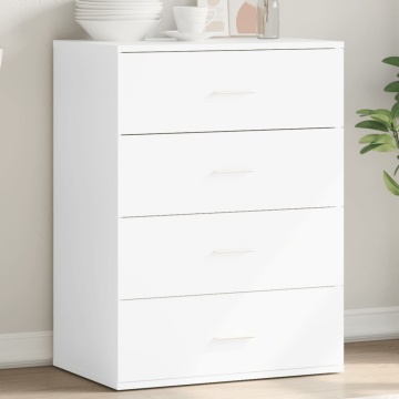 Dulap, alb, 60x39x80 cm, lemn prelucrat - Img 1