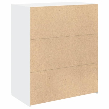 Dulap, alb, 80x42,5x93 cm, lemn prelucrat - Img 5