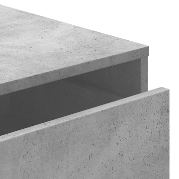Dulap colț cu sertare gri beton 60x41x76 cm lemn prelucrat - Img 7