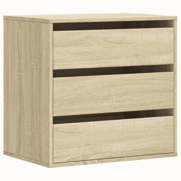 Dulap colț cu sertare stejar sonoma 60x41x58 cm lemn prelucrat - Img 2