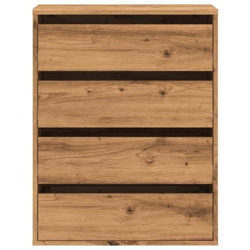 Dulap colț sertare stejar artizanal 60x41x76 cm lemn prelucrat - Img 4