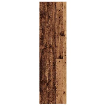 Dulap cu cărți din lemn vechi 36x30x114 cm din lemn prelucrat - Img 5
