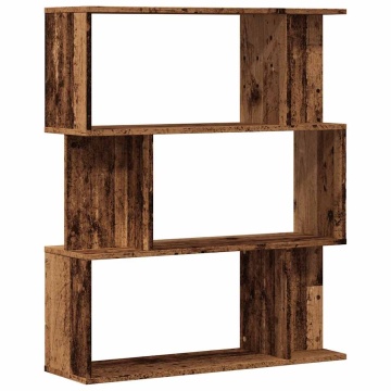 Dulap cu cărți din lemn vechi 80x24x96 cm lemn prelucrat - Img 5