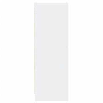 Dulap cu LED, alb, 42,5x34x100 cm, lemn prelucrat - Img 7