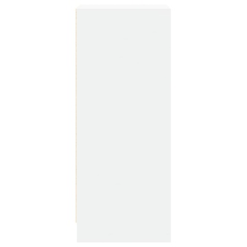 Dulap cu LED, alb, 42,5x34x85 cm, lemn prelucrat - Img 7