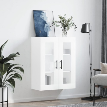Dulap cu montaj pe perete, alb, 69,5x34x90 cm - Img 3