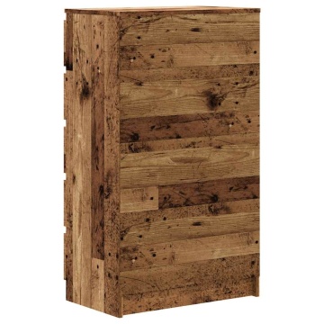 Dulap cu sertare, lemn vechi, 60x36x103 cm, lemn prelucrat - Img 5