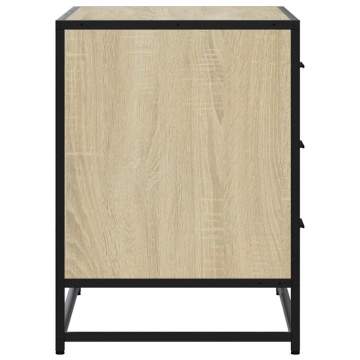 Dulap cu sertare, stejar sonoma, 70x41x56 cm, lemn compozit - Img 5