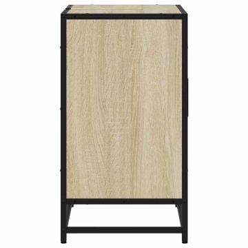 Dulap de chiuvetă baie stejar sonoma 65x33x60 cm lemn prelucrat - Img 6