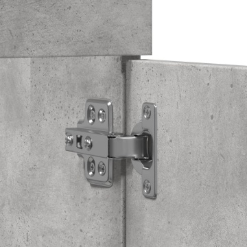 Dulap de chiuvetă, gri beton, 60x38,5x46 cm, PAL - Img 7