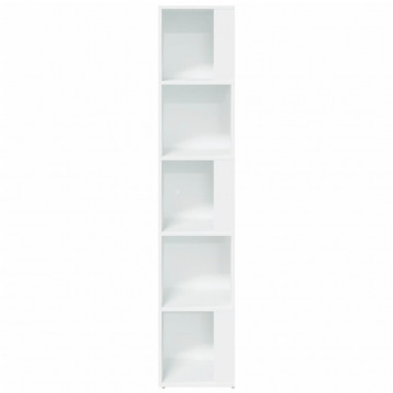 Dulap de colț, alb, 33x33x164,5 cm, PAL - Img 5