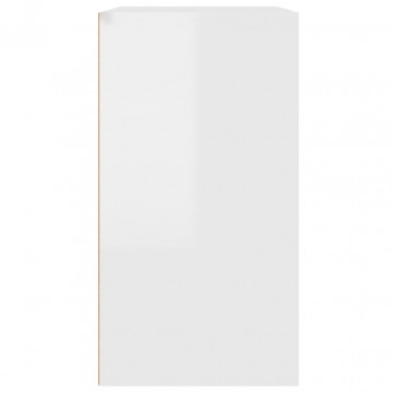 Dulap de cosmetice alb extralucios, 80x40x75 cm, lemn prelucrat - Img 8