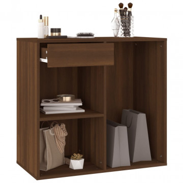 Dulap de cosmetice, stejar maro, 80x40x75 cm, lemn prelucrat - Img 5