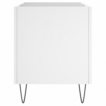 Dulap de discuri, alb, 74,5x38x48 cm, lemn prelucrat - Img 8
