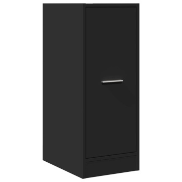Dulap de farmacie, negru, 30x41x77,5 cm, lemn prelucrat - Img 3