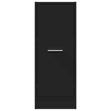 Dulap de farmacie, negru, 30x41x77,5 cm, lemn prelucrat - Img 8