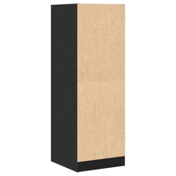 Dulap de farmacie, negru, 40x41x118 cm, lemn prelucrat - Img 6