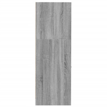 Dulap de farmacie, sonoma gri, 30x41x118 cm, lemn prelucrat - Img 5