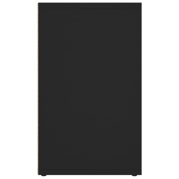 Dulap de pantofi, negru, 52,5x30x50 cm - Img 6