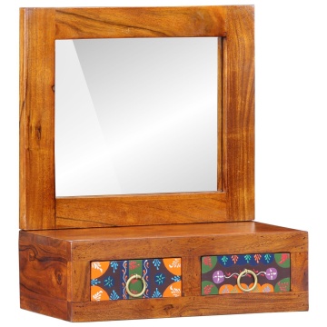 Dulap de Perete 40x20x50 cm Lemn Masiv Acacia - Img 1