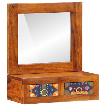 Dulap de Perete 40x20x50 cm Lemn Masiv Acacia - Img 2