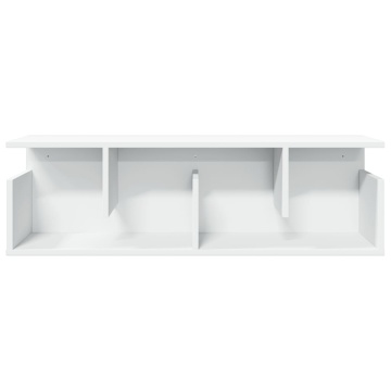 Dulap de perete, alb, 100x20x30 cm, lemn prelucrat - Img 4